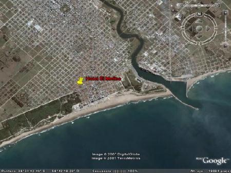 Vista satelital. de Hospedaje El Molino
